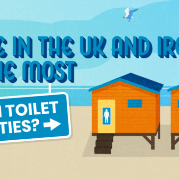 איפה בבריטניה ובאירלנד יש הכי הרבה חופים עם מתקני שירותים?